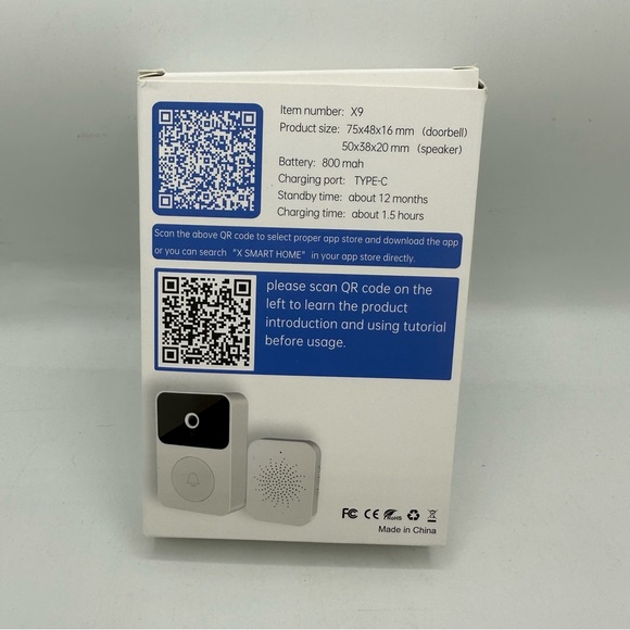 Wireless Video Doorbell Camera Anti-Theft Night Vision 2.4Ghz WiFi Only - Picture 11 of 11